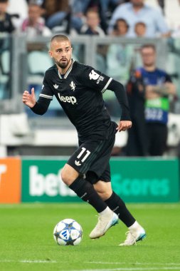 Torino, İtalya. 16 Eylül 2025. Allianz Juventus Stadyumu. UEFA Şampiyonlar Ligi 2025-26. Juventus, Borussia Dortmund 'a karşı. 4-4. Edon Zhegrova, Juventus.