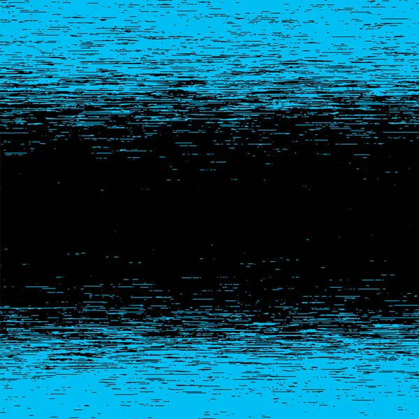 Fond Scintillant Effet Bruit Abstrait Texture Bleue Sur Fond Noir — Image vectorielle