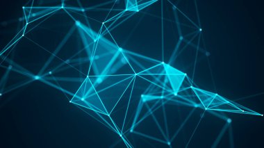 Soyut teknoloji geçmişi. Ağ bağlantısı yapısı. 3B görüntüleme.