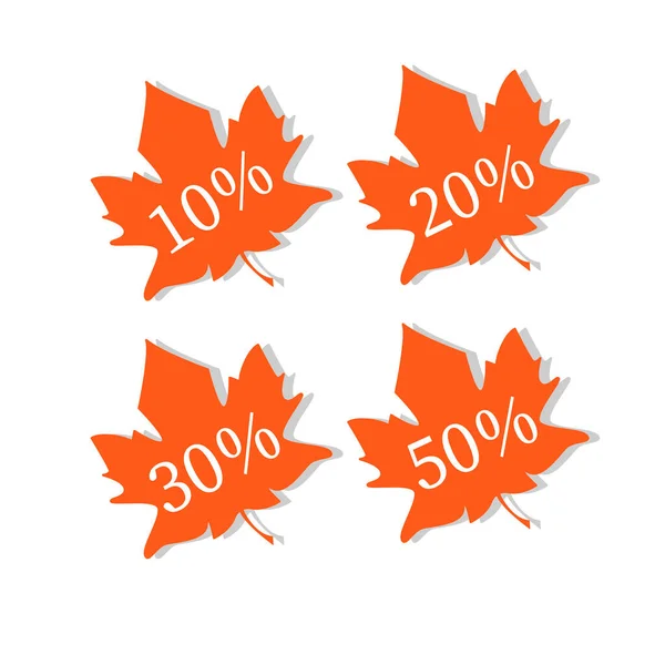 Sonbahar indirimi. Sonbahar indirimi posteri ya da afişi