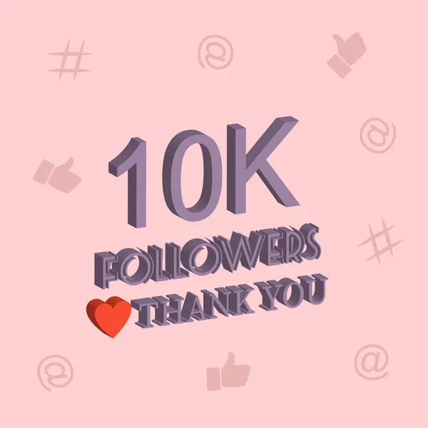 Isometry. Teşekkürler, 10 bin takipçi kutlama tasarımı.