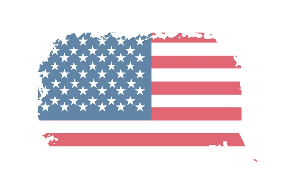 Beyaz arka planda Amerikan bayrağı tasviri.