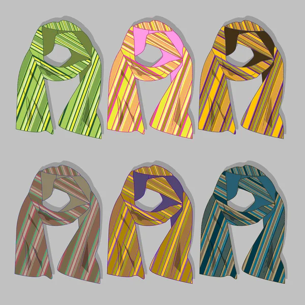 Parlak izli eşarplar. Parlak çizgili iz