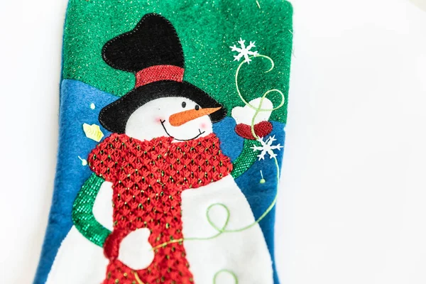 Christmas Decorations Snowman Gift Packaging — Stock Photo, Image