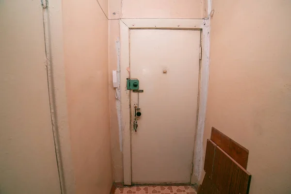 Viejo Apartamento Apartamento Rusia Moscú Viviendas Baratas Apartamento Donde Vive —  Fotos de Stock