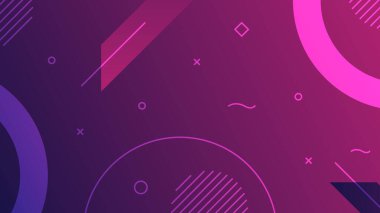 Soyut, modern, akışkan geometrik model arka planı. Asgari renk soyut gradyan pankart şablonu. Modern vektör dalgası şekil çizimi