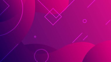 Soyut, modern, akışkan geometrik model arka planı. Asgari renk soyut gradyan pankart şablonu. Modern vektör dalgası şekil çizimi