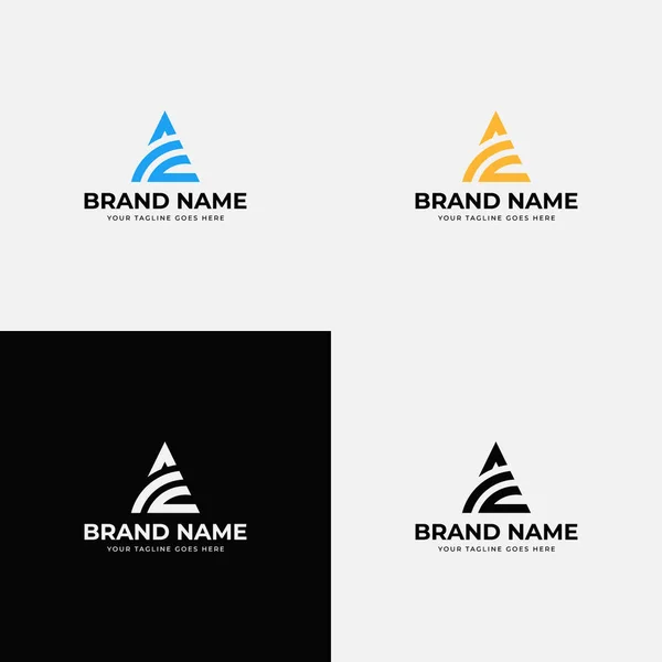 Kreative Modern Line Ein Letter Logo Design Mit Moderner Trendiger — Stockvektor