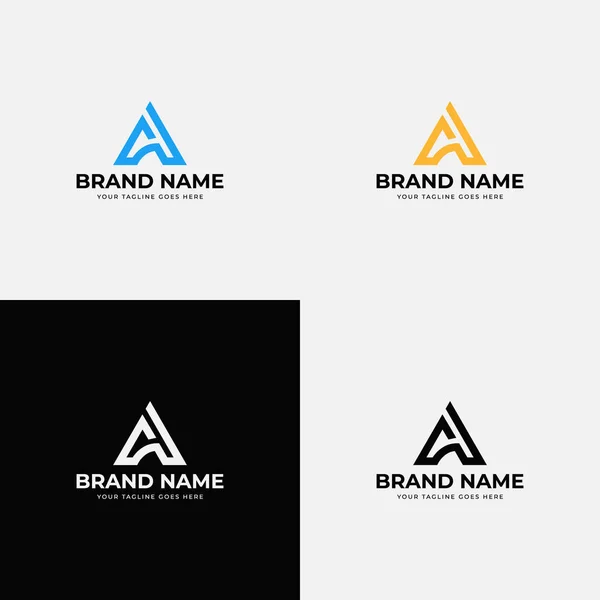 Line Art Style Creative Modern Letter Logo Design Modern Trendy — Stok Vektör