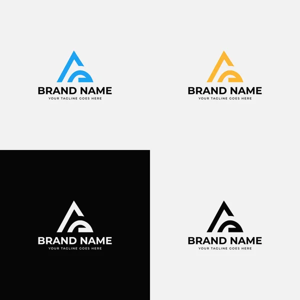 Line Art Style Creative Modern Letter Logo Design Modern Trendy — Stockový vektor