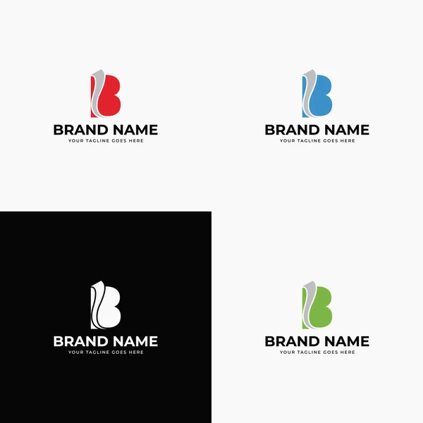 Creative Initial Letter Business Logo Design Template Vector Illusztráció Modern — Stock Vector