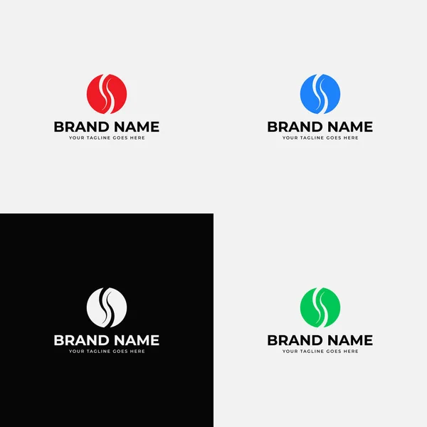 Kreativ Modern Trendig Linje Konst Stil Första Bokstaven Logotyp Design — Stock vektor