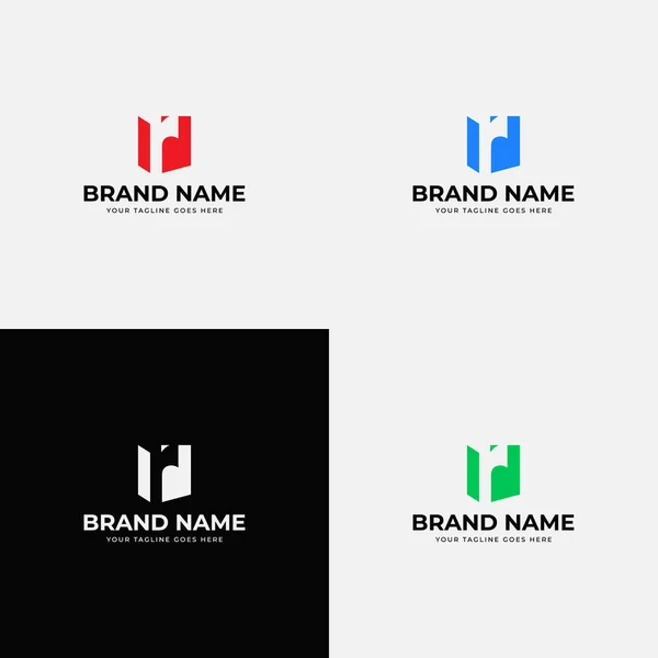 Trendy Creatieve Moderne Brief Logo Ontwerp Vector Sjabloon Professionele Abstracte — Stockvector