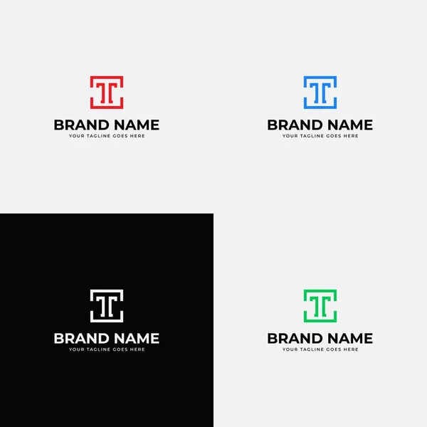 Line Art Styl Kreativní Moderní Trendy Abstraktní Počáteční Písmeno Logo — Stockový vektor
