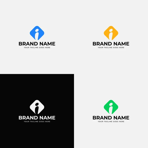Espaço Negativo Modern Abstract Curve Letter Logo Icon Design Concept —  Vetores de Stock