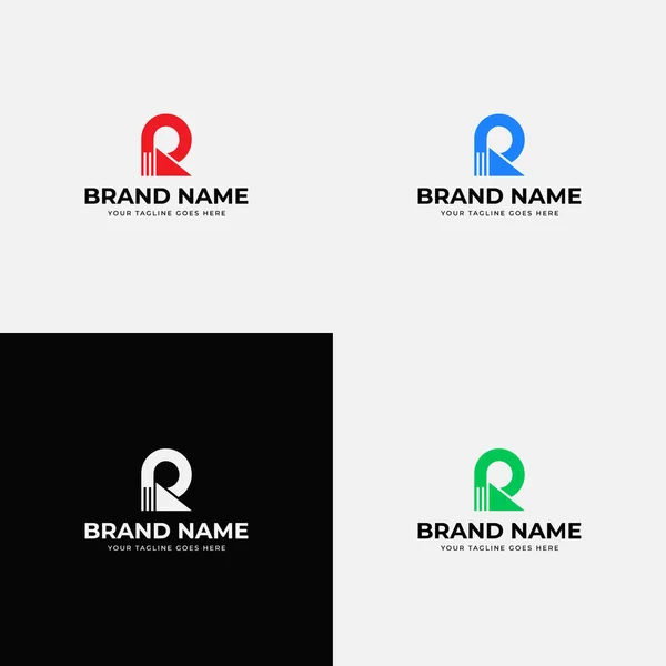 크리에이티브 Logo Design Vector Template 프로페셔널 추상적 아이콘 디자인 비즈니스 — 스톡 벡터