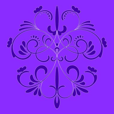 Bitki ve çiçeklerle dekoratif desen, tasarımın için atölye çalışması. Çiçek elementleri ve motifleri. Tekstil ve baskı tasarımı için dekor. Vektör.