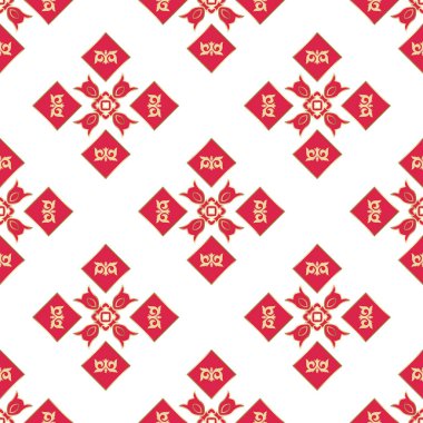 Etnik unsurlu lüks, kusursuz bir model. Kırgız ve Kazak süslemeleri. Geçmişin dokusu, tatil kartları, davetiyeler, duvar kağıtları, desenler, el ilanları, kumaşlar, hediye ambalajları, tekstil. Vektör.