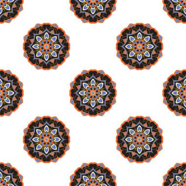 Kusursuz çiçekli geometrik desenler. Geçmişin dokusu, tatil kartları, düğün davetiyeleri, tasarım duvar kağıtları, şablon dolguları, web sayfası, afiş, el ilanı sonu tekstili. Vektör illüstrasyonu.