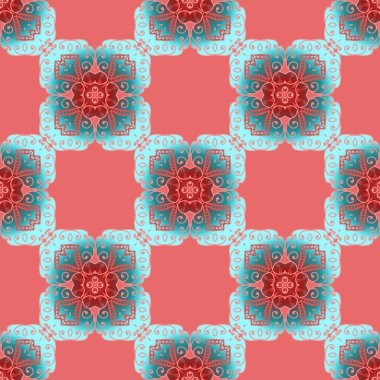 Kusursuz güzel çiçek deseni. Soyut doku tasarımları arka planlar, motifler, tekstil, duvar kağıtları, kumaşlar, hediye ambalajları, şablonlar için kullanılabilir. Vektör