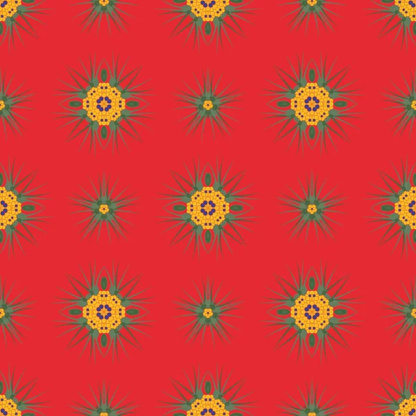 Декоративный Безпечатный Узор Цветовыми Элементами Абстрактный Фон Текстиля Обоев Подарочных — стоковый вектор