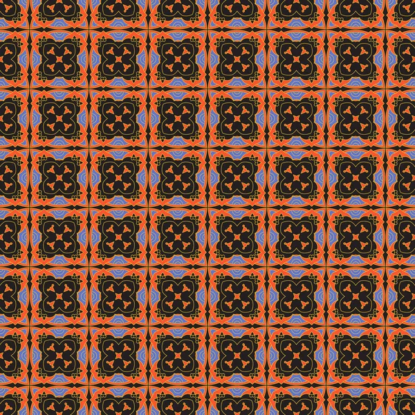 Abstract Decoratief Naadloos Patroon Met Geometrische Vormen Textuur Ontwerpen Kunnen — Stockvector