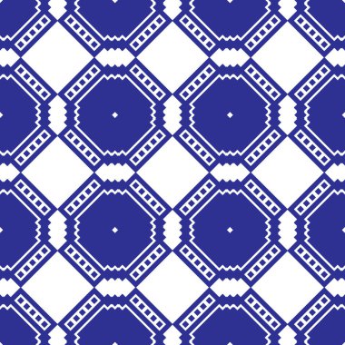 Kare desenli kusursuz desen. Doku, arka plan, tekstil ve hediye paketi için kullanılabilir. Vektör illüstrasyonu.