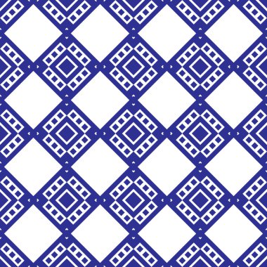 Kare desenli kusursuz desen. Doku, arka plan, tekstil ve hediye paketi için kullanılabilir. Vektör illüstrasyonu.