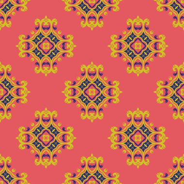 Dekoratif, desensiz desenler, güzel doku tasarımları, arka planlar, motifler, ev tekstili, duvar kağıtları, kumaşlar, hediye ambalajları, şablonlar için kullanılabilir. Albüm için tasarım kağıdı. Vektör.