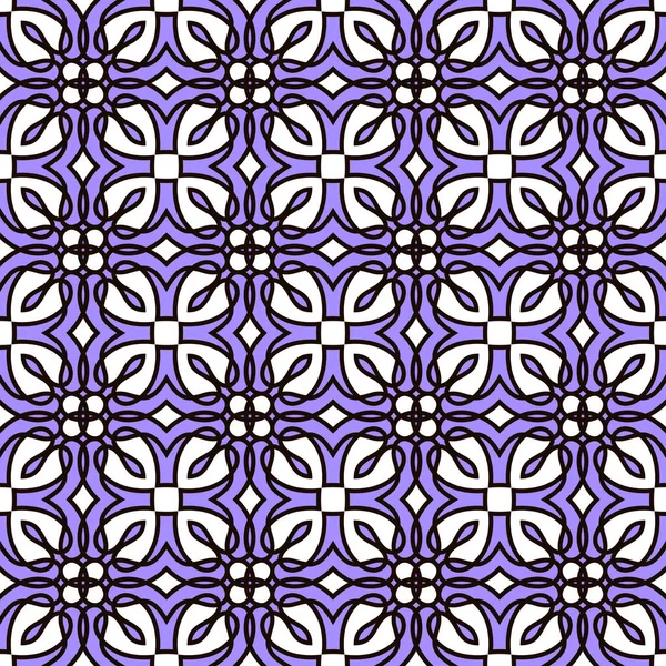 Dekoratives Nahtloses Muster Mit Geometrischen Formen Das Ornament Abstrakte Texturdesigns — Stockvektor