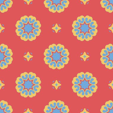 Dekoratif, desensiz desenler, güzel doku tasarımları, arka planlar, motifler, ev tekstili, duvar kağıtları, kumaşlar, hediye ambalajları, şablonlar için kullanılabilir. Albüm için tasarım kağıdı. Vektör.