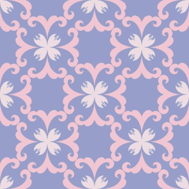 Yumuşak süsleme desenli. Tasarım, kumaş, kağıt, kapak, ambalaj, tekstil, ambalaj, hatıra defteri ve duvar kağıtları için narin bir arkaplan. Vektör