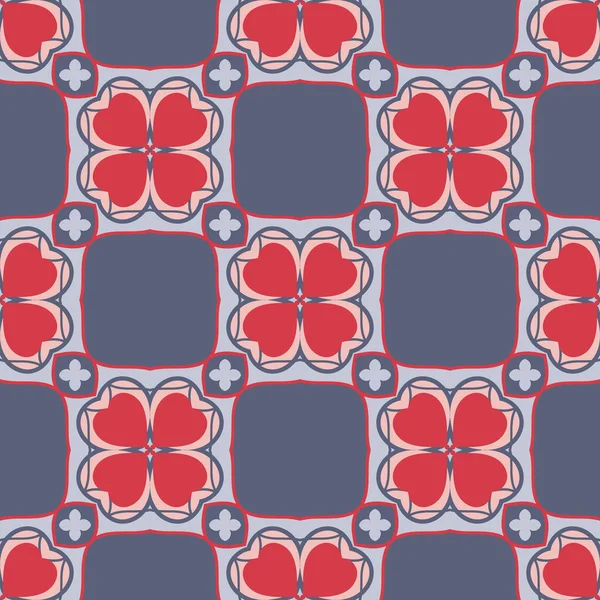 Naadloos Patroon Met Geometrische Vormen Het Ornament Abstract Textuur Ontwerpen — Stockvector