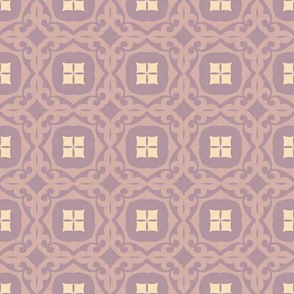 Ornement Motif Classique Motif Géométrique Floral Sans Couture Pour Papier — Image vectorielle