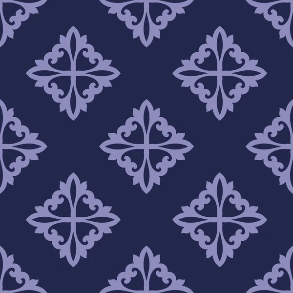 Κλασική Διακόσμηση Μοτίβο Απρόσκοπτη Floral Γεωμετρικό Μοτίβο Για Σχεδιασμός Ταπετσαρία — Διανυσματικό Αρχείο