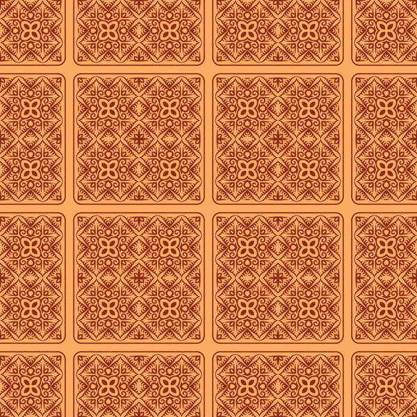 Patrón Decorativo Asiático Folk Seamless Repetir Antecedentes Muestra Textil Diseño — Archivo Imágenes Vectoriales