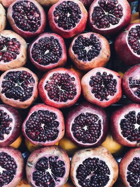 Granaatappels Vrucht Voor Het Maken Van Sap Van Verse Squized — Stockfoto