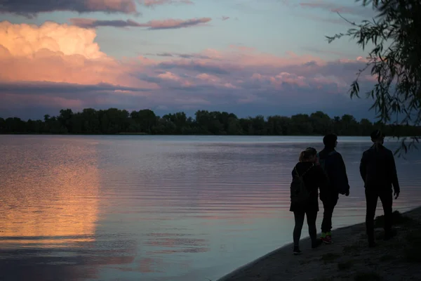 Beautiful Magnificent Clouds Sunset Sky — Stock Photo, Image