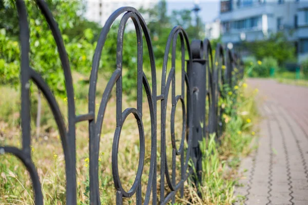 Oud Verlaten Hek Straat — Stockfoto