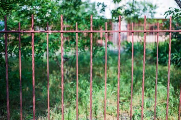 Antigua Cerca Abandonada Calle — Foto de Stock