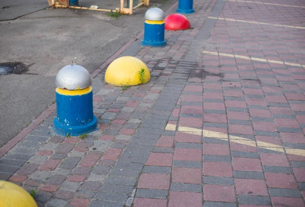 Parking Concrete Stone City — Stock Photo, Image