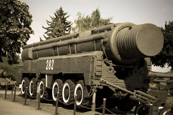 Soviet Union Heavy Military Vehicles Period World War — Stock Photo, Image