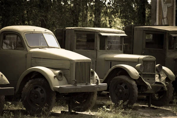Těžká Vojenská Vozidla Sovětského Svazu Období Druhé Světové Války — Stock fotografie