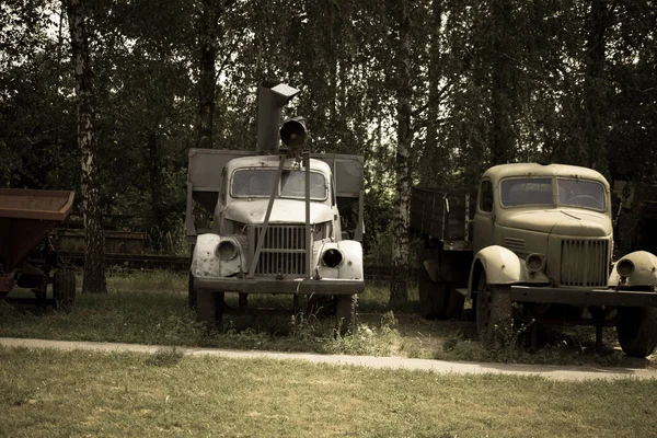 Ciężkie Pojazdy Wojskowe Związku Radzieckiego Okresu Wojny Światowej — Zdjęcie stockowe