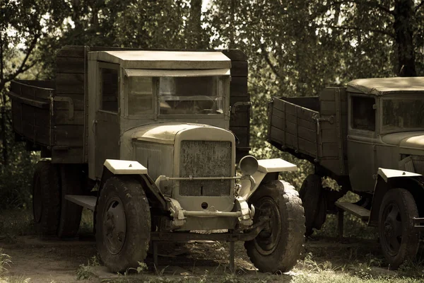 Les Véhicules Militaires Lourds Union Soviétique Période Seconde Guerre Mondiale — Photo