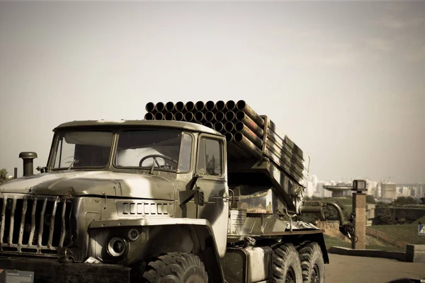 Les Véhicules Militaires Lourds Union Soviétique Période Seconde Guerre Mondiale — Photo