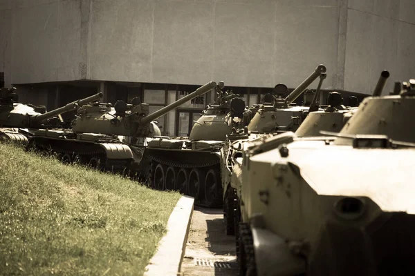 Σοβιετική Ένωση Βαριά Στρατιωτικά Οχήματα Από Την Περίοδο Του Παγκοσμίου — Φωτογραφία Αρχείου