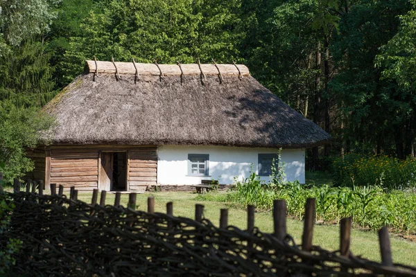 Antiguas Chozas Étnicas Casas Ucranianos Pereyaslav — Foto de Stock