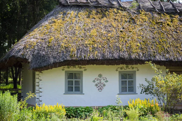 Antiguas Chozas Étnicas Casas Ucranianos Pereyaslav — Foto de Stock