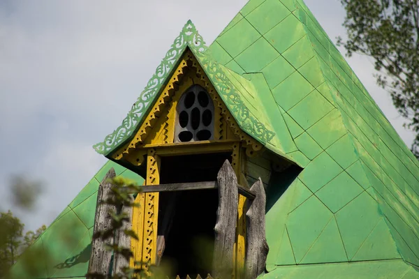 Velhas Cabanas Étnicas Casas Ucranianos Pereyaslav — Fotografia de Stock